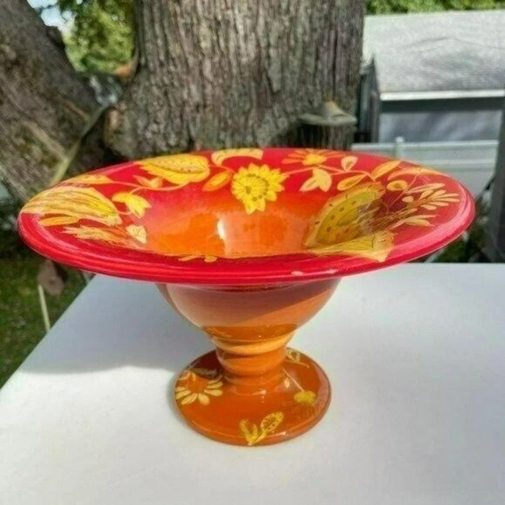 Gates Ware Vintage Hand Painted 13.5